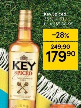 Rum Caribbean Gold Spiced Key