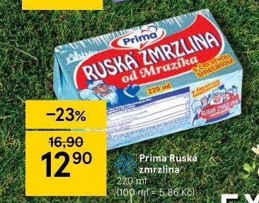 Ruská zmrzlina Prima