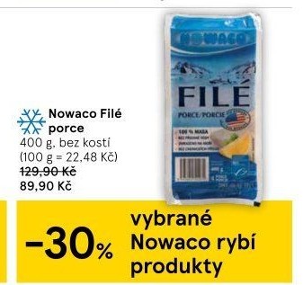 Rybí filé mražené Nowaco