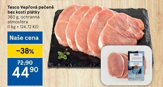 Vepřová pečeně bez kosti Tesco