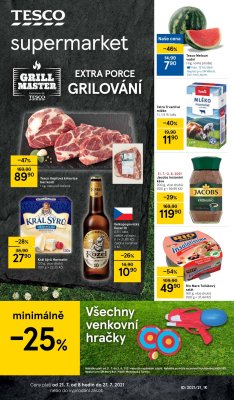 akční leták Tesco 21.7.2021-27.7.2021
