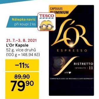 Kapsle L'