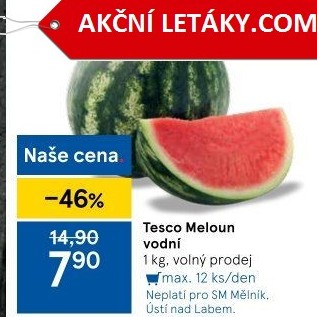Meloun vodní Tesco