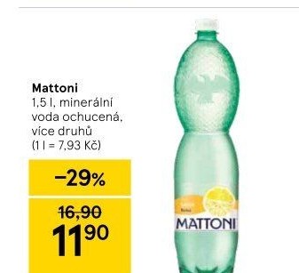 Ochucená voda Mattoni