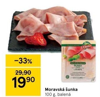 Šunka moravská výběrová Beskydské uzeniny Chodura