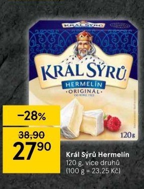 Sýr Hermelín Král sýrů