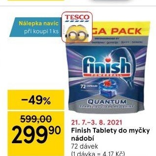 Tablety do myčky Finish