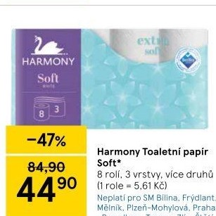 Toaletní papír 3vrstvý Harmony