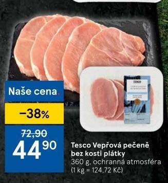 Vepřová pečeně bez kosti Tesco
