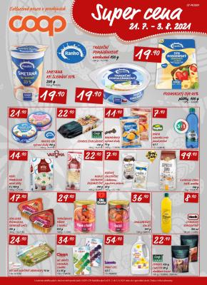 akční leták COOP 21.7.2021-27.7.2021