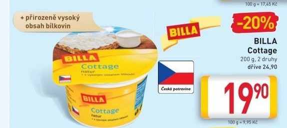 Sýr Cottage Billa