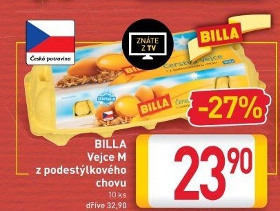 Vejce z podestýlky M Billa