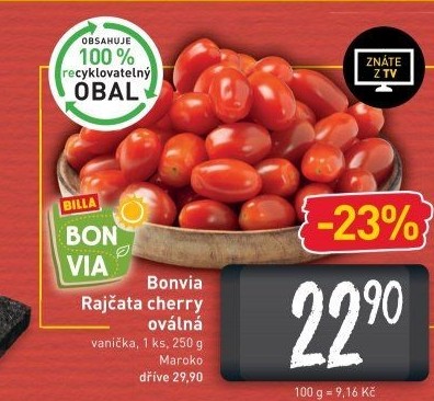 Rajčata cherry Billa Bonvia