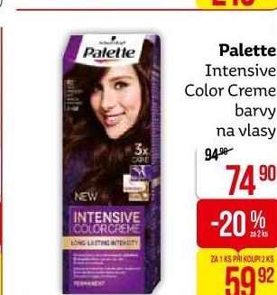 Barva na vlasy Intensive Color Creme Palette Schwarzkopf