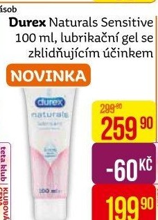 Intimní gel Naturals Durex