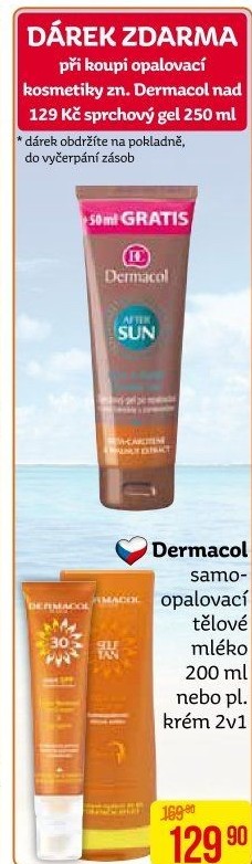 Mléko samoopalovací Dermacol