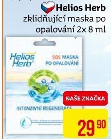 Pleťová maska po opalování SOS Helios Herb