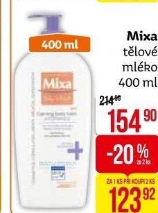 Tělové mléko Mixa