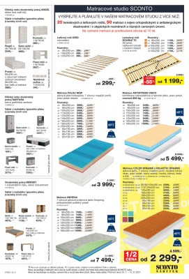 akční leták Sconto nábytek 23.7.2021-12.8.2021
