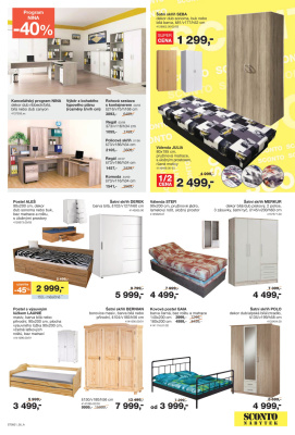 akční leták Sconto nábytek 23.7.2021-12.8.2021