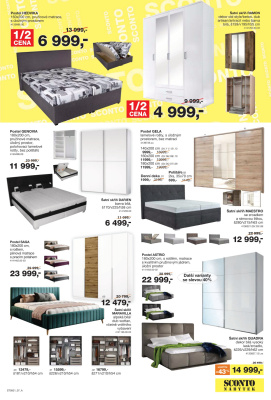 akční leták Sconto nábytek 23.7.2021-12.8.2021