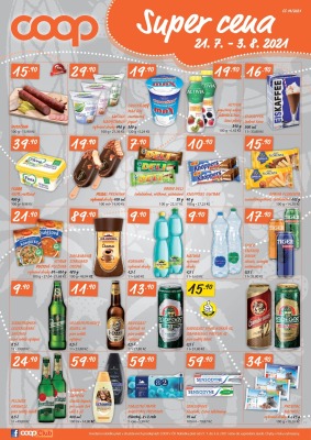 akční leták COOP 21.7.2021-3.8.2021