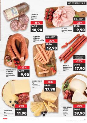 akční leták Kaufland 28.7.2021-3.8.2021