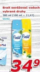 Osvěžovač vzduchu ve spreji Brait