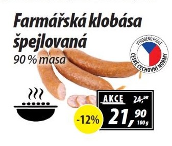 Farmářská klobása