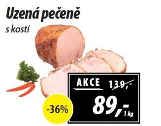 Uzená pečeně s kostí