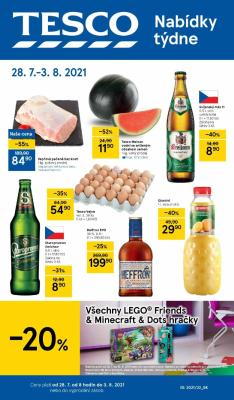 akční leták Tesco 28.7.2021-3.8.2021
