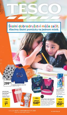 akční leták Tesco 27.7.2021-12.9.2021