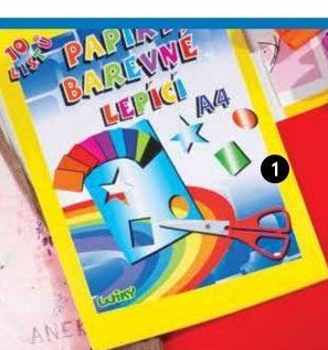 Barevné papíry samolepící A4 Wiki