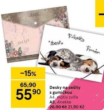 Desky na sešity A4
