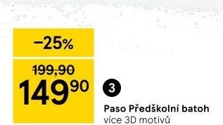 Dětský batoh Paso