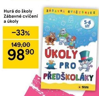 Kniha Hurá do školy - zábavné cvičení a úkoly pro předškoláky