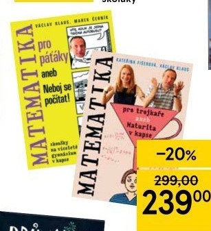 Kniha Matematika pro páťáky aneb Neboj se počítat! - Václac Klaus