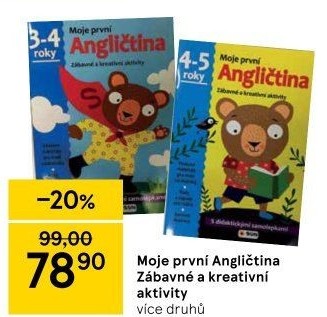 Kniha Moje první angličtina