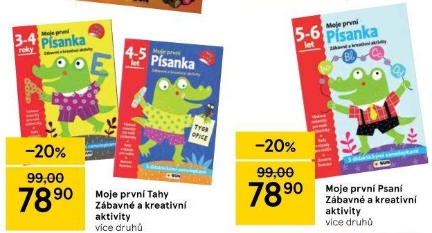 Kniha Moje první písanka