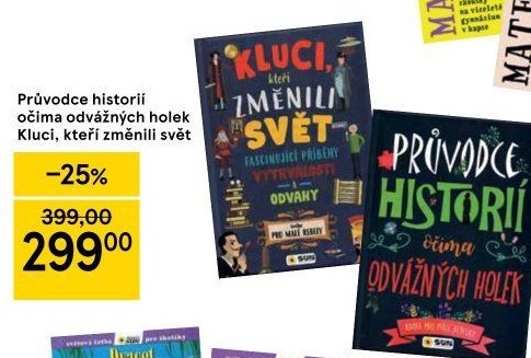 Kniha Průvodce historií očima odvážných holek