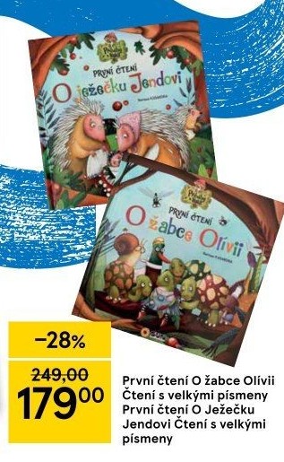 Kniha První čtení O žabce Olívii