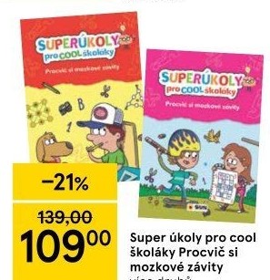 Kniha Super úkoly pro cool školáky