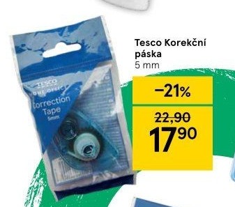 Korekční strojek - bělítko Tesco