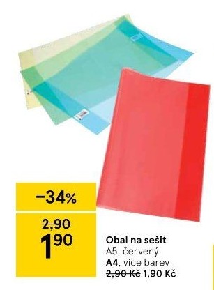 Obaly na sešity A4