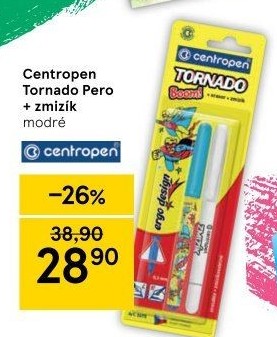 Roller Tornado fruity + zmizík Centropen