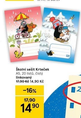 Školní sešit A5
