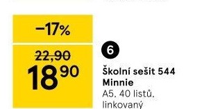 Školní sešit A5