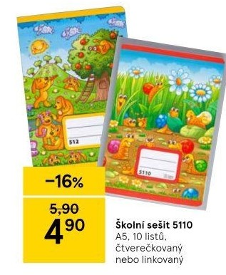 Školní sešit A5