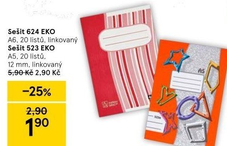 Školní sešit A6