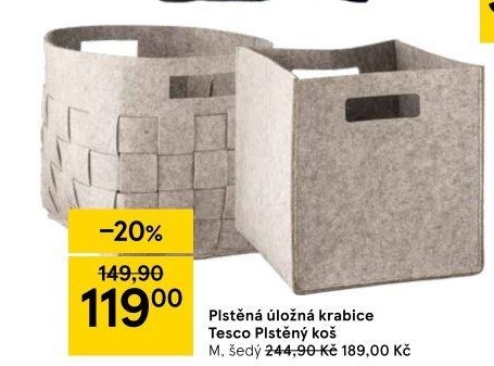Úložný textilní box